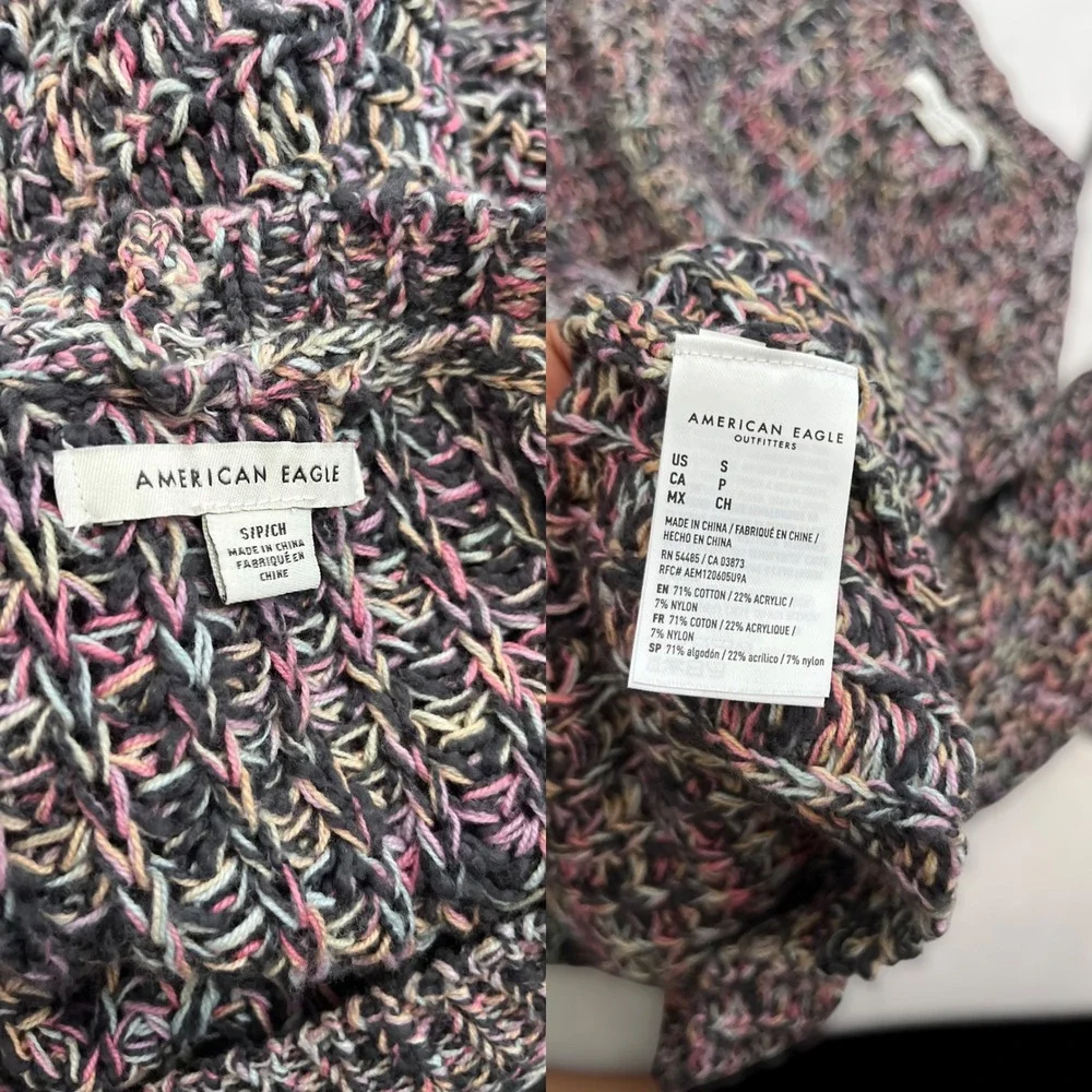 American Eagle Space Dye Knit Sweater Size S